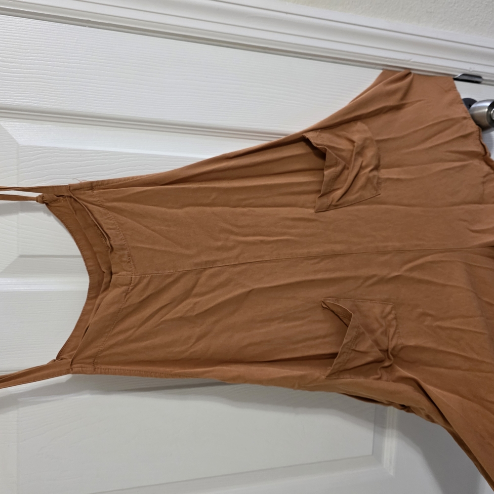 Women's Tan Jumpsuit